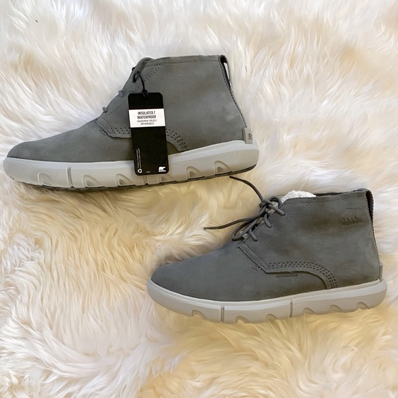 NWT Sorel Explorer 2 Drift Waterproof Boots in Gray Sz 9. - Picture 3 of 12